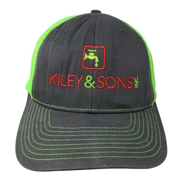 Kiley & Sons Inc. Snapback Mesh Back Trucker Hat Multi One Size Richardson - Picture 1 of 9